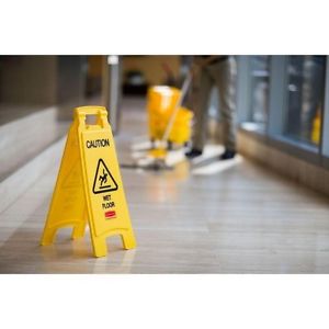 wet floor sign